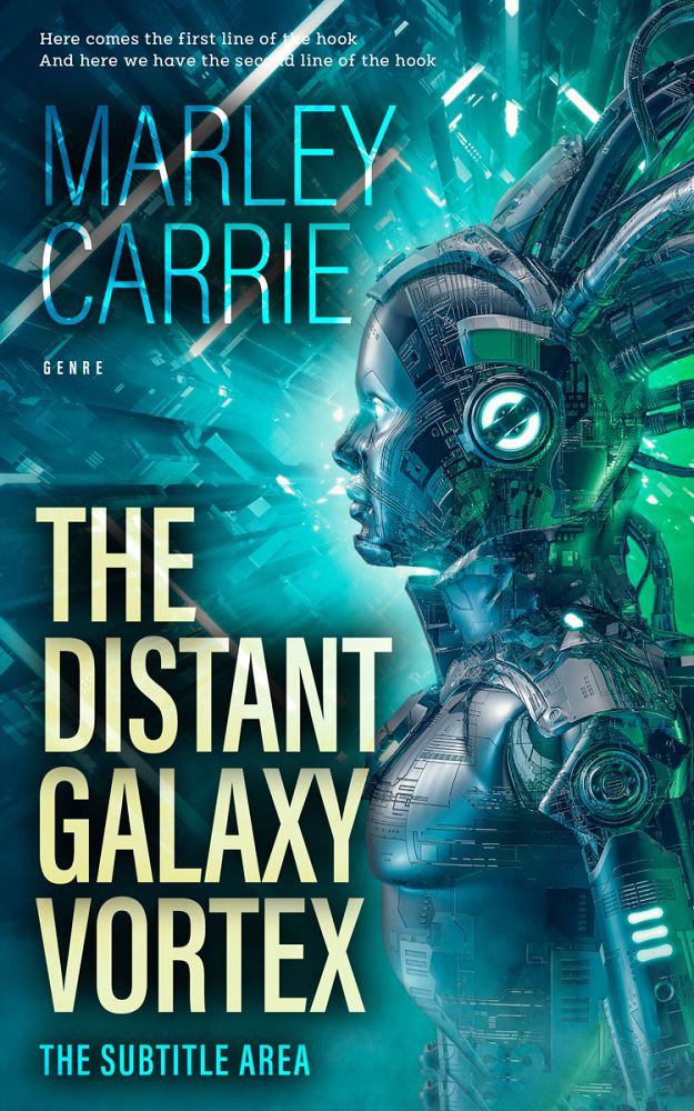 Front view of Tarawera #20412 - Premade Science Fiction Book Cover | BookCoverZone
