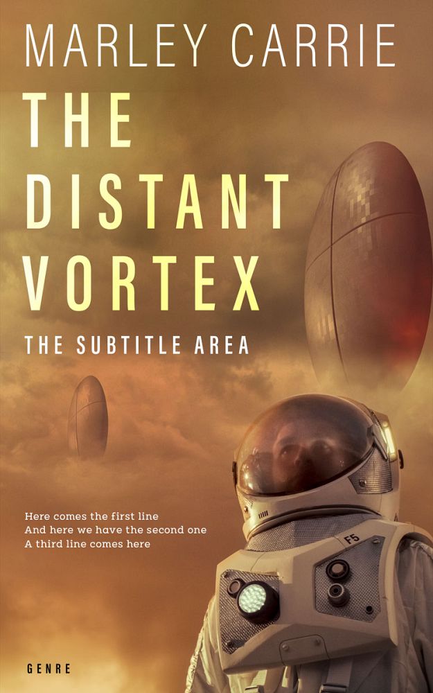 Front view of Cape Palliser #20414 - Premade Science Fiction Book Cover | BookCoverZone