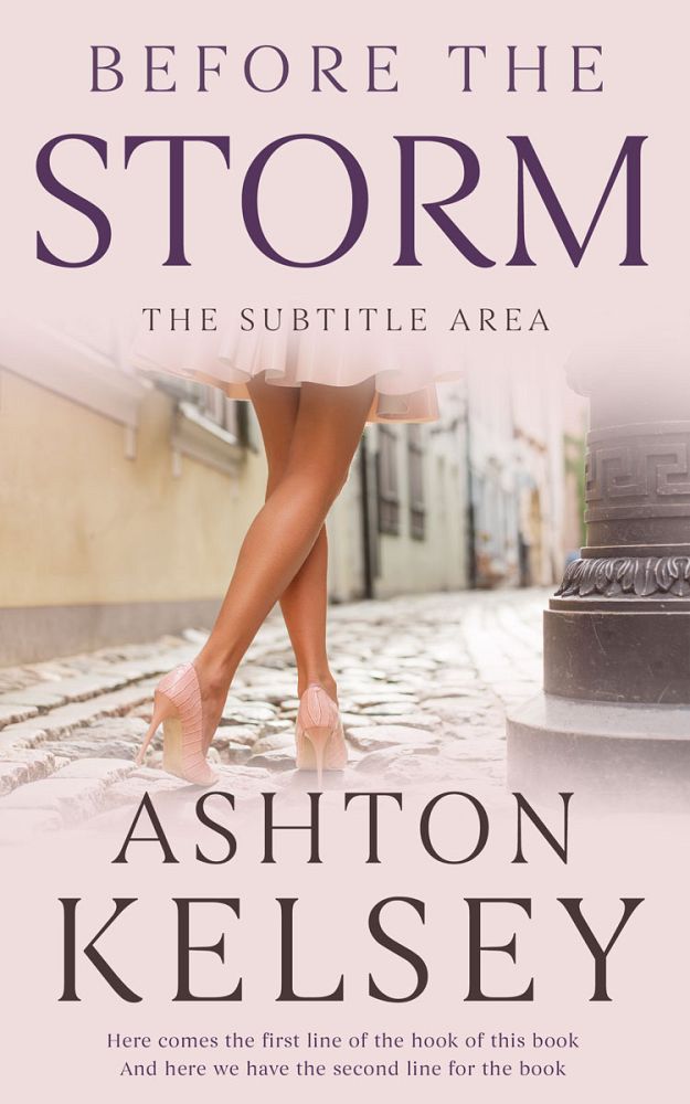 Front view of Wafer #20566 - Premade Chick Lit Book Cover | BookCoverZone