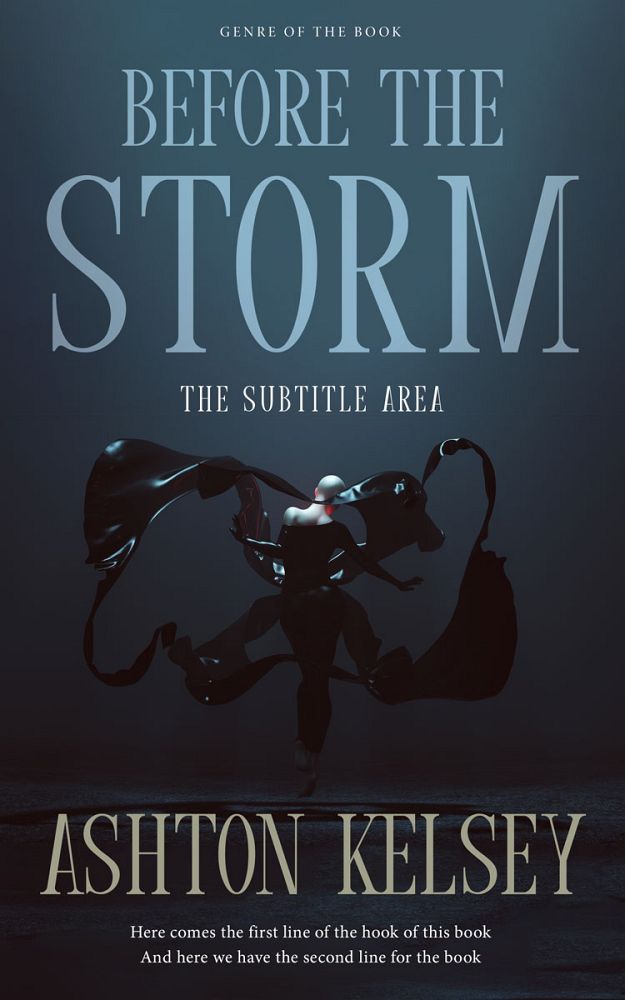 Front view of Charade #20603 - Premade Horror Book Cover | BookCoverZone