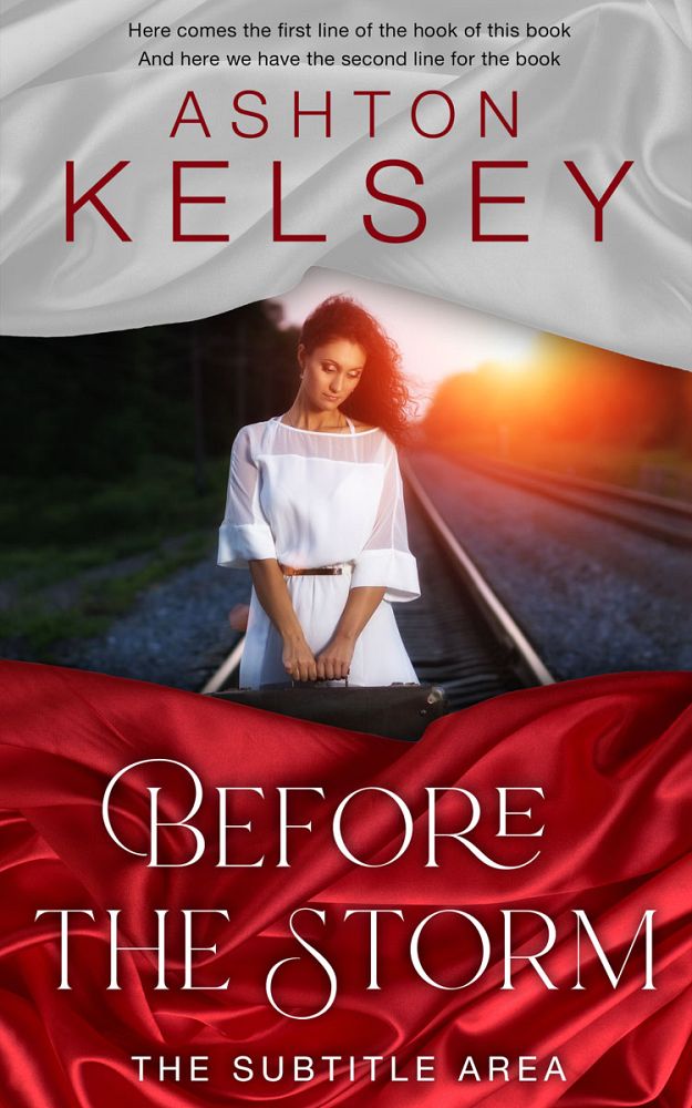 Front view of Silver #20671 - Premade Literary Fiction Book Cover | BookCoverZone