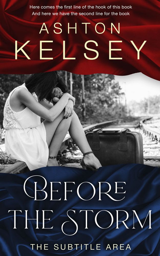 Front view of Quill Gray #20674 - Premade Literary Fiction Book Cover | BookCoverZone