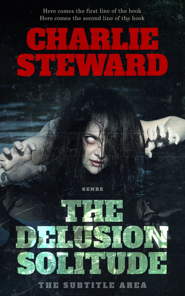 Front view of Matrix #20826 - Premade Horror Book Cover | BookCoverZone