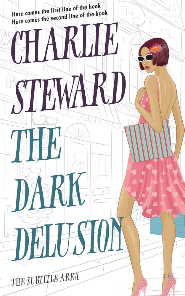 Front view of Clam Shell #20871 - Premade Chick Lit Book Cover | BookCoverZone