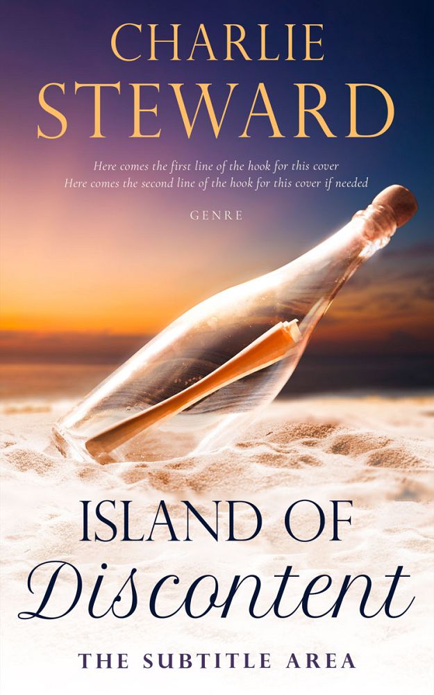 Front view of Martinique #20910 - Premade Literary Fiction Book Cover | BookCoverZone