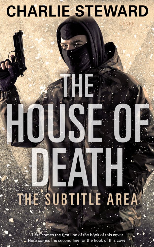 Front view of Mine Shaft #20952 - Premade Action & Adventure Book Cover | BookCoverZone