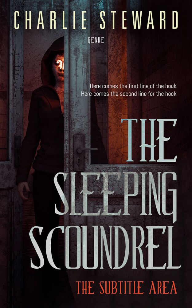 Front view of Cocoa Brown #20999 - Premade Horror Book Cover | BookCoverZone