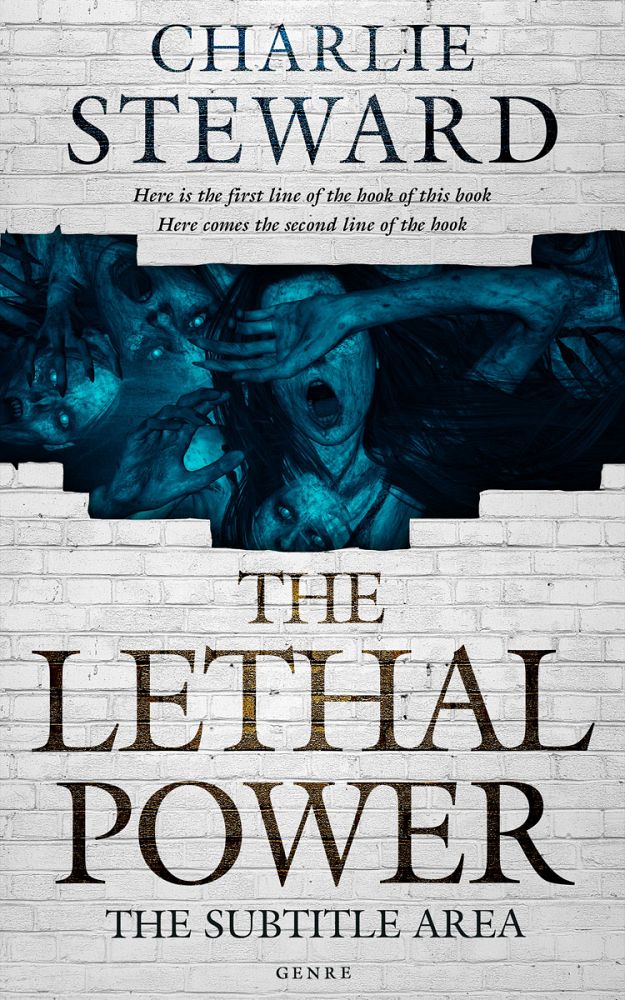 Front view of Elephant #21084 - Premade Horror Book Cover | BookCoverZone