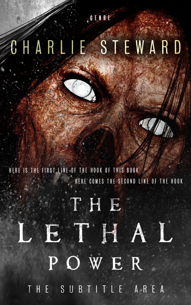 Front view of Cocoa Brown #21106 - Premade Horror Book Cover | BookCoverZone