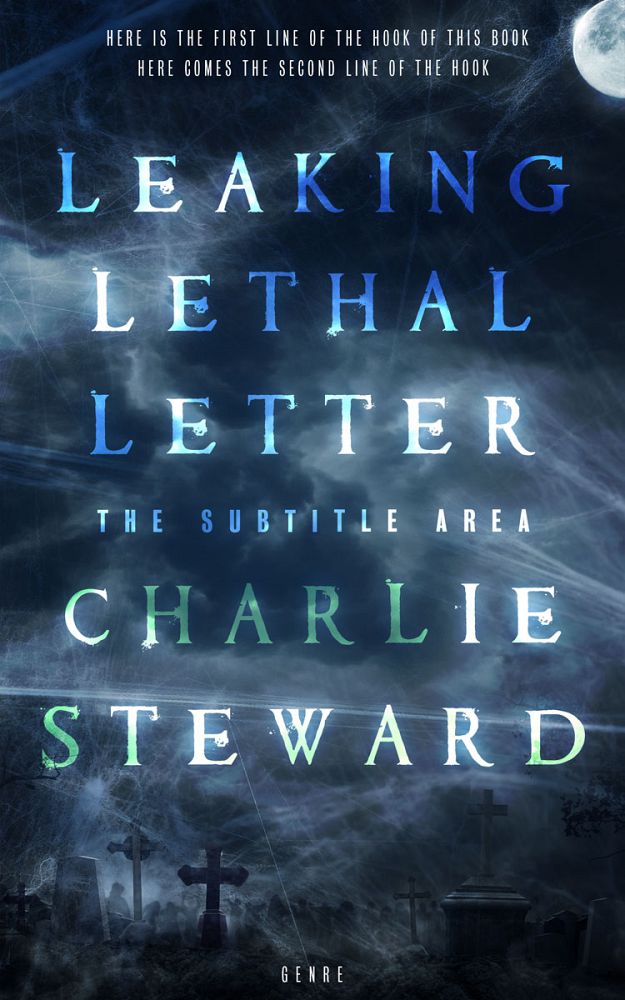 Front view of Cloud Burst #21117 - Premade Horror Book Cover | BookCoverZone
