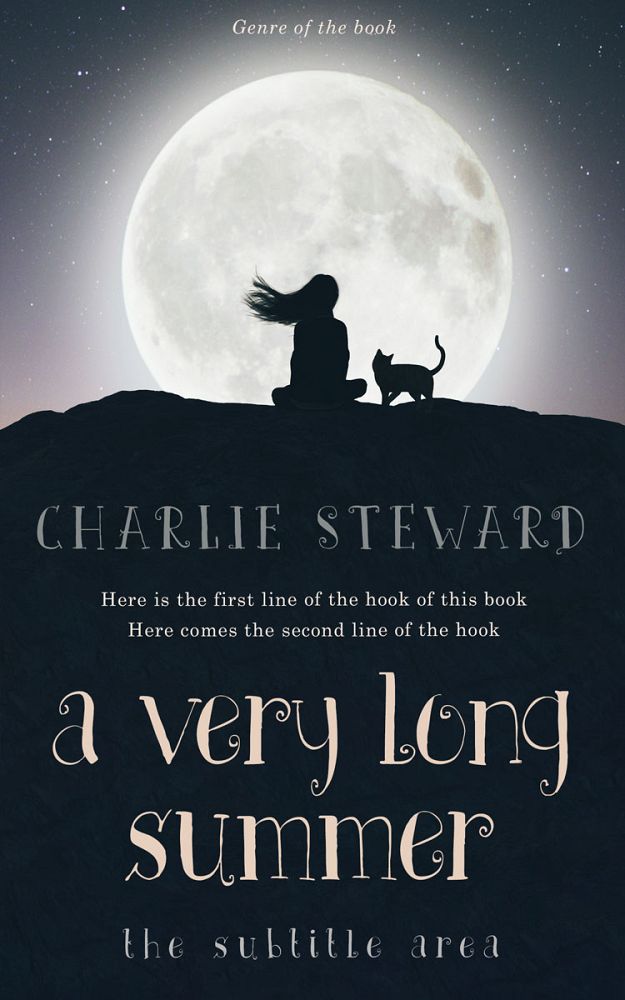 Front view of Ebony Clay #21193 - Premade Children's Book Cover | BookCoverZone