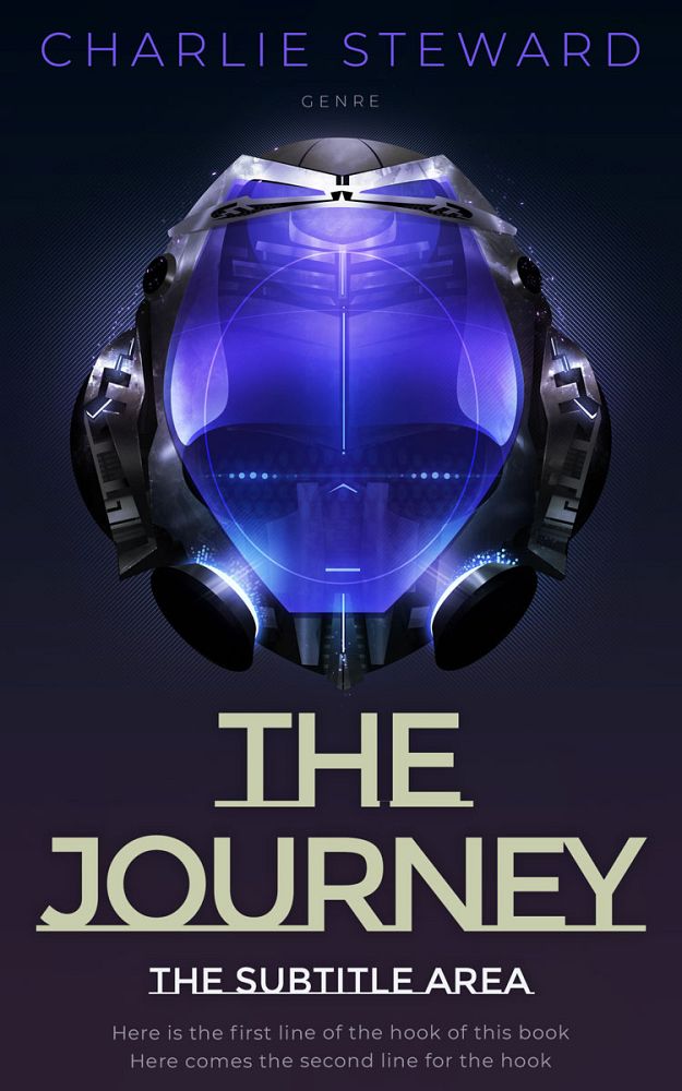 Front view of Mirage #21338 - Premade Science Fiction Book Cover | BookCoverZone