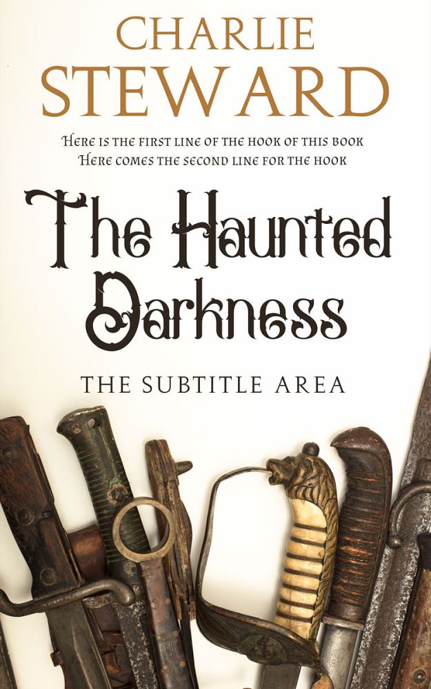 Front view of Ecru White #21384 - Premade Fantasy Book Cover | BookCoverZone