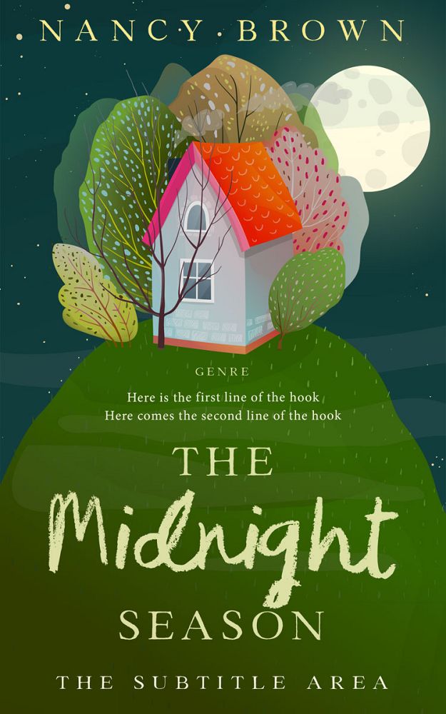 Front view of Mallard #21491 - Premade Fantasy Book Cover | BookCoverZone