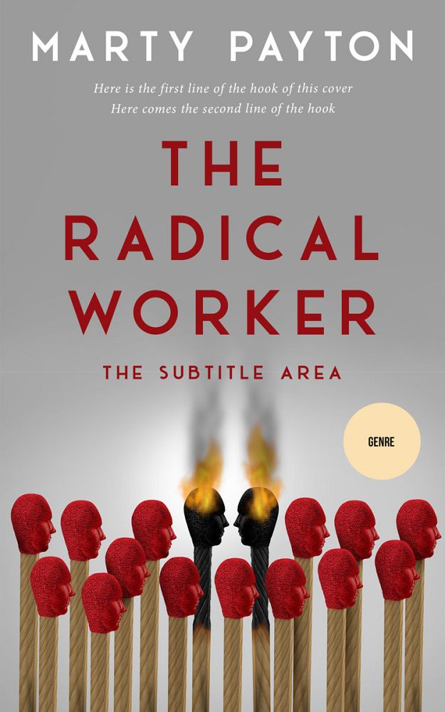 Front view of Dawn #21556 - Premade Business Book Cover | BookCoverZone