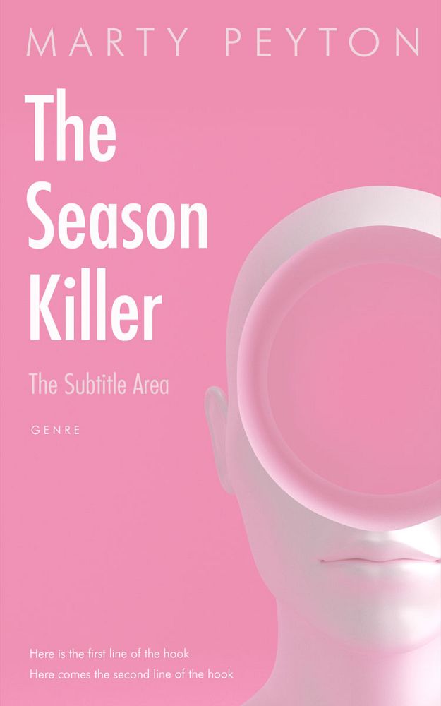 Front view of Carissma #21670 - Premade Abstract Book Cover | BookCoverZone