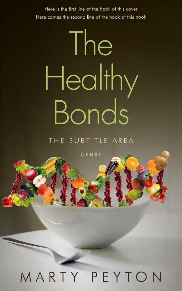 Front view of Lisbon Brown #21678 - Premade Health & Dieting & Fitness Book Cover | BookCoverZone