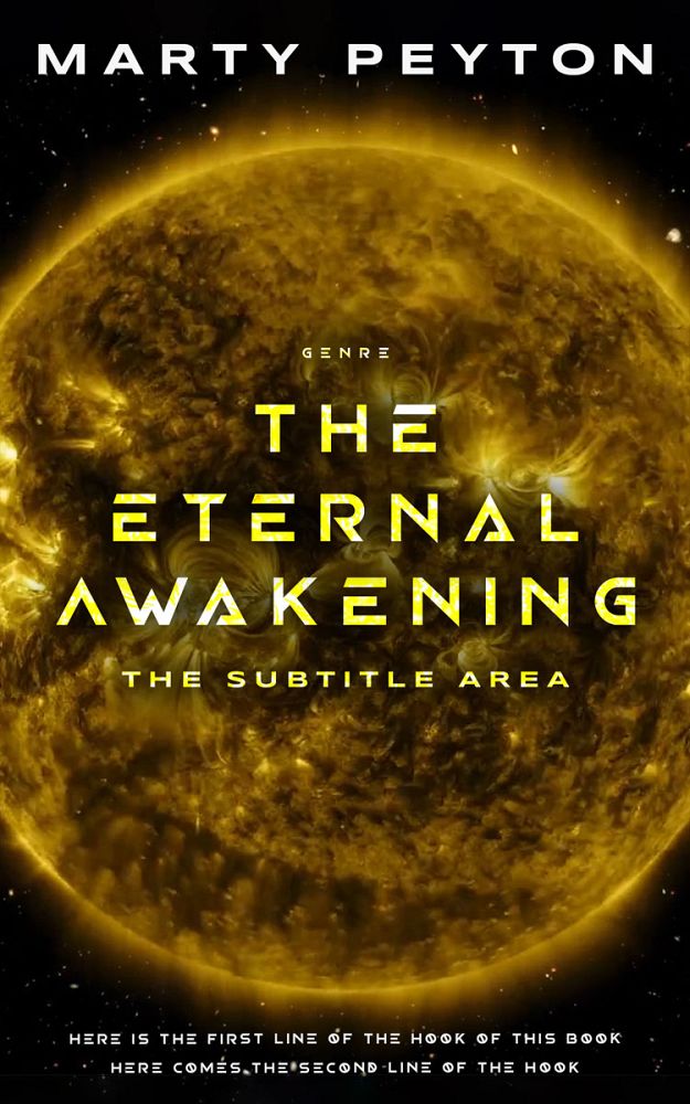 Front view of Dark Ebony #21790 - Premade Science Fiction Book Cover | BookCoverZone