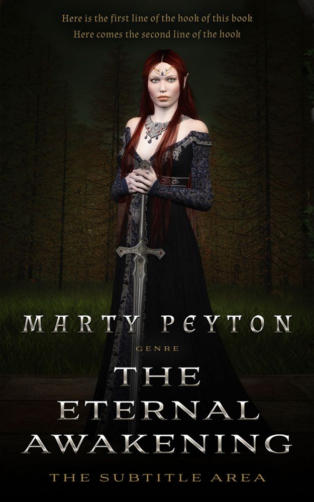 Front view of Rangoon Green #21805 - Premade Fantasy Book Cover | BookCoverZone