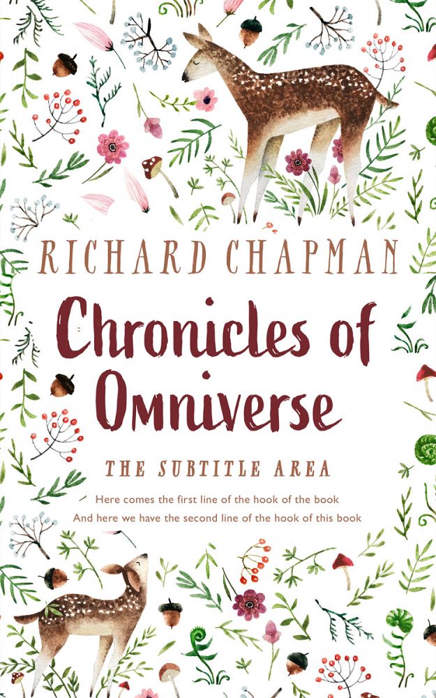 Front view of Pearl Bush #21830 - Premade Nature Book Cover | BookCoverZone