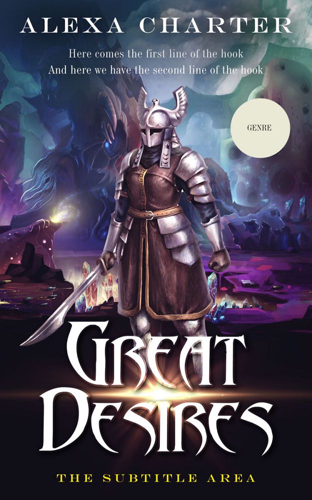 Front view of Blackcurrant #21942 - Premade Fantasy Book Cover | BookCoverZone