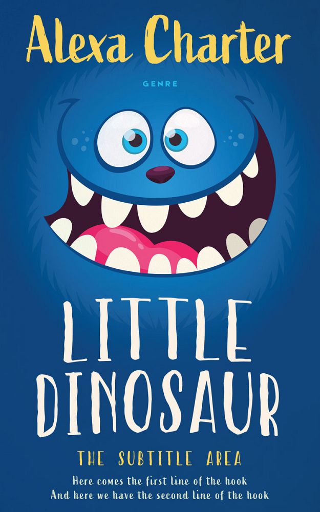Front view of Tory Blue #21969 - Premade Fantasy Book Cover | BookCoverZone