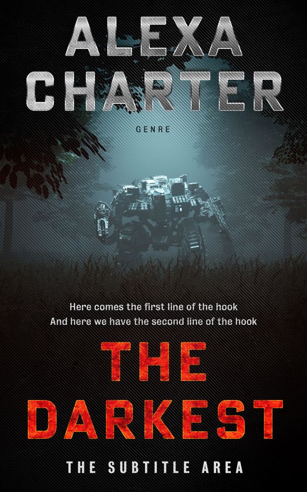 Front view of Shark #22032 - Premade Science Fiction Book Cover | BookCoverZone