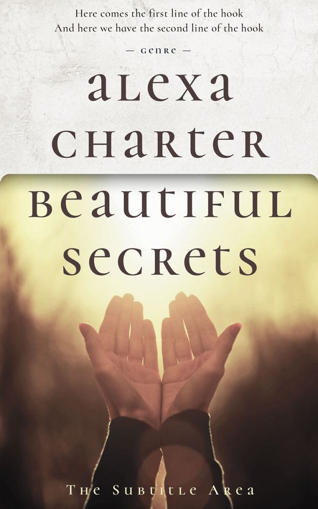 Front view of White Rock #22041 - Premade Religion & Spirituality Book Cover | BookCoverZone