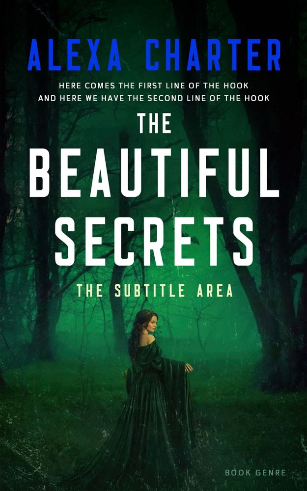 Front view of Bush #22133 - Premade Fantasy Book Cover | BookCoverZone