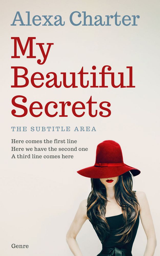 Front view of Pearl Bush #22183 - Premade Chick Lit Book Cover | BookCoverZone