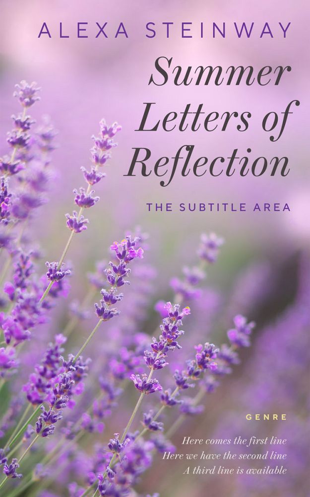 Front view of London Hue #22240 - Premade Nature Book Cover | BookCoverZone