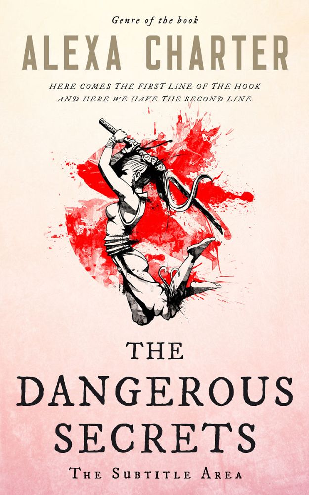 Front view of Linen #22275 - Premade Fantasy Book Cover | BookCoverZone