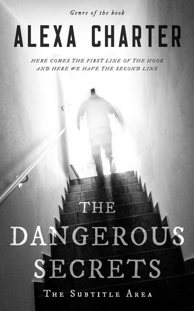 Front view of Silver #22276 - Premade Horror Book Cover | BookCoverZone