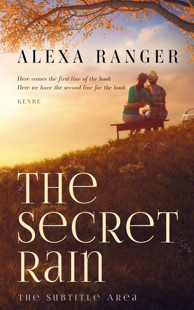 Front view of Pancho #22359 - Premade Romance Book Cover | BookCoverZone