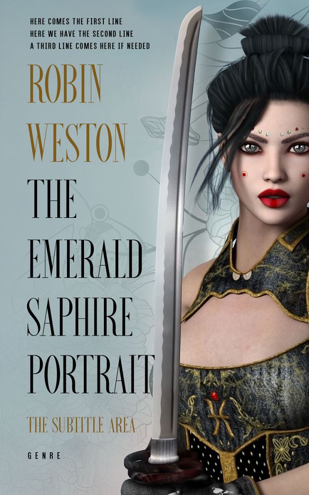 Front view of Edward #22508 - Premade Fantasy Book Cover | BookCoverZone