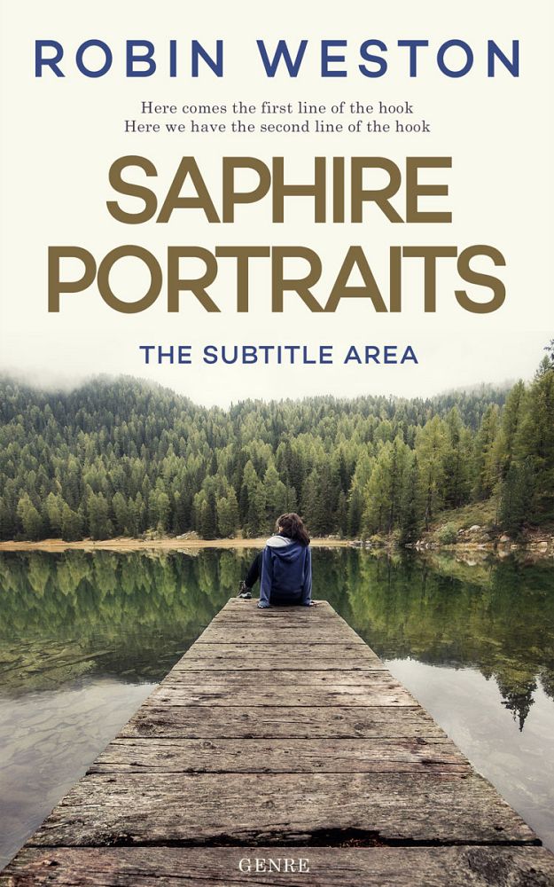Front view of Satin Linen #22530 - Premade Teen & Young Adult Book Cover | BookCoverZone