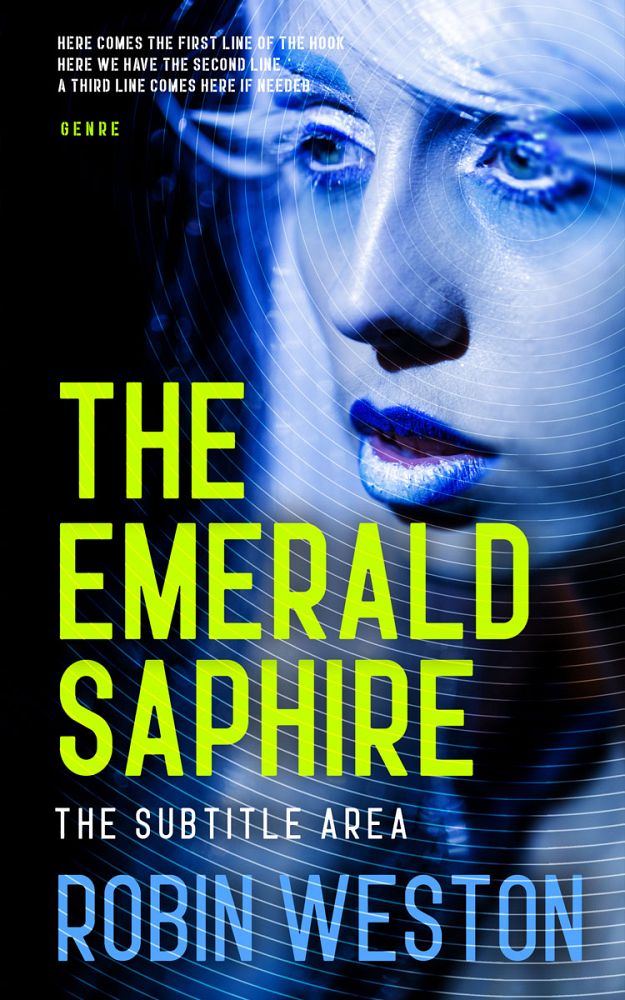 Front view of Ebony #22594 - Premade Mystery & Thriller & Suspense Book Cover | BookCoverZone