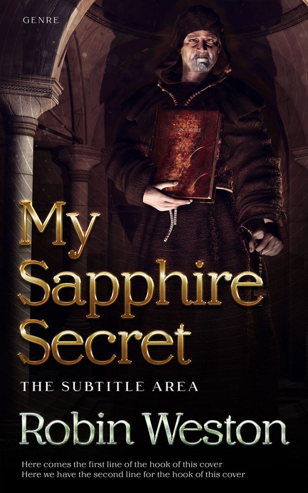 Front view of Gondola #22623 - Premade Historical Book Cover | BookCoverZone