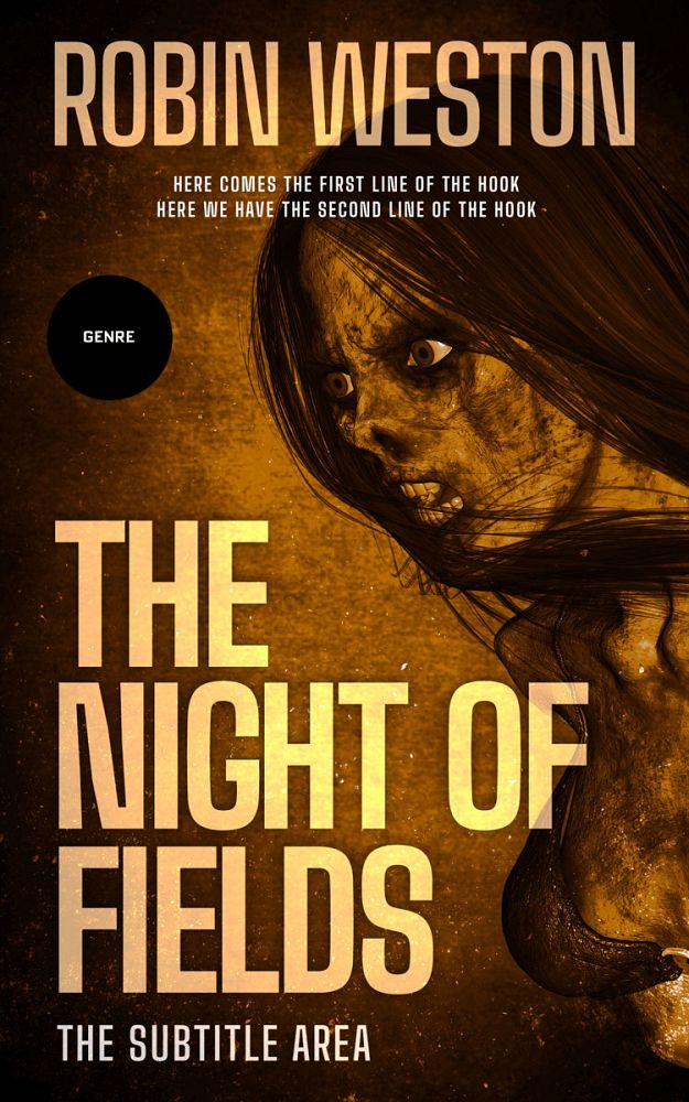 Front view of Equator #22680 - Premade Horror Book Cover | BookCoverZone