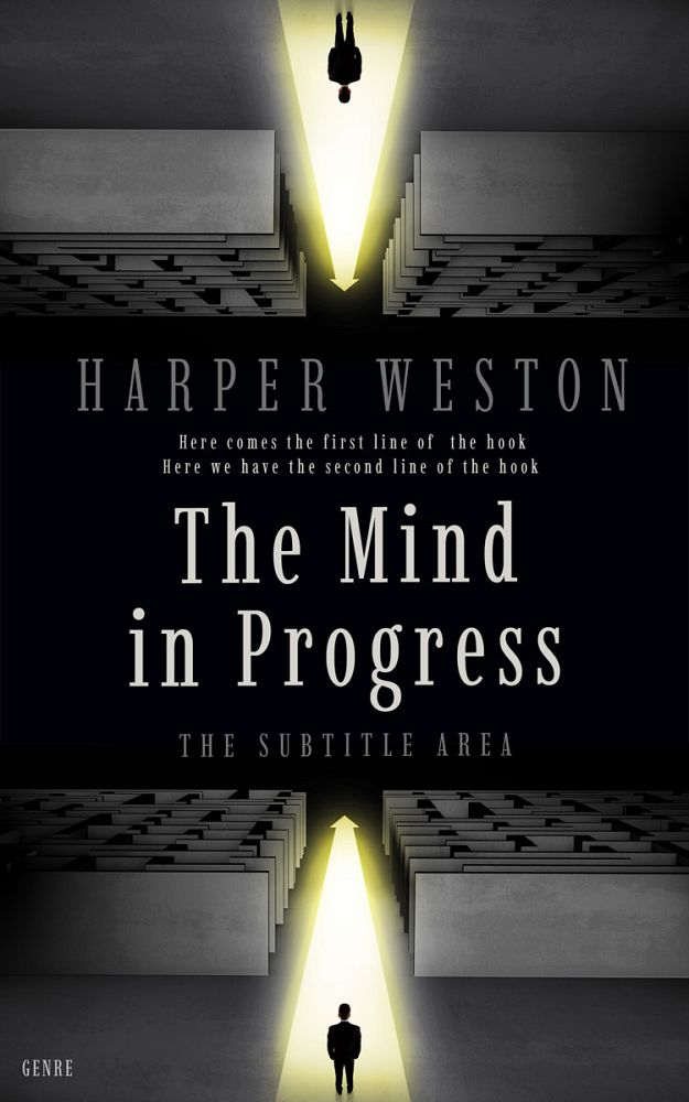 Front view of Cod Gray #22805 - Premade Self-Improvement & Self-Help Book Cover | BookCoverZone