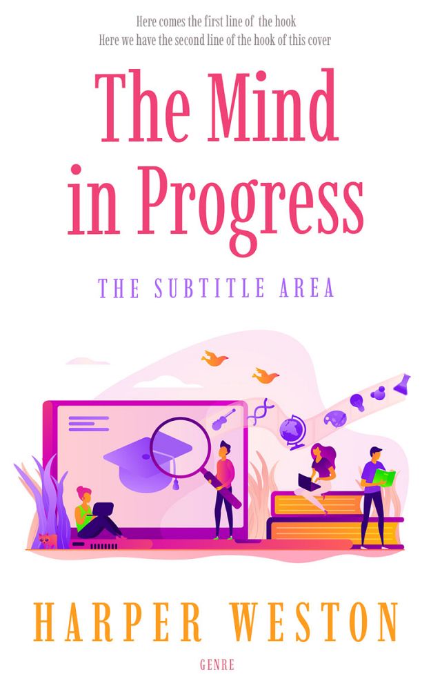 Front view of Cherub #22817 - Premade Self-Improvement & Self-Help Book Cover | BookCoverZone
