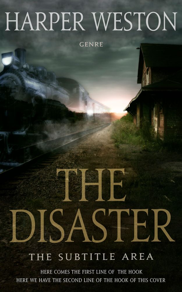 Front view of Log Cabin #22828 - Premade Horror Book Cover | BookCoverZone