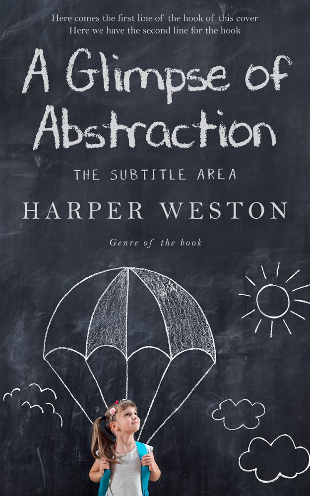 Front view of Charade #22928 - Premade Education Book Cover | BookCoverZone