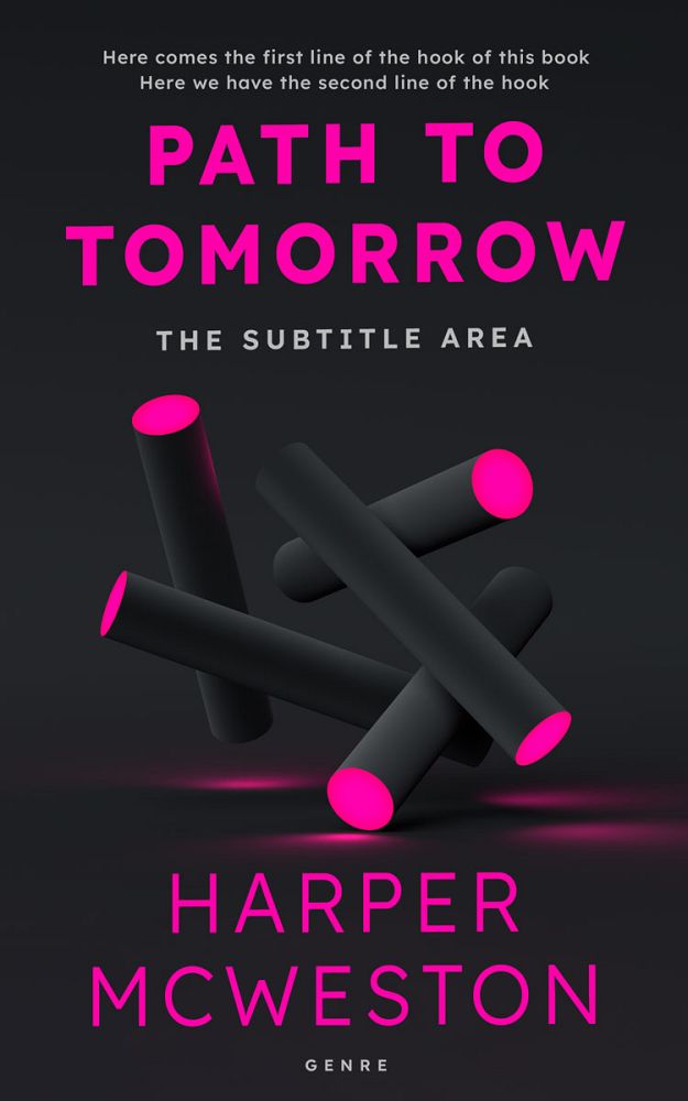 Front view of Shark #23189 - Premade Abstract Book Cover | BookCoverZone