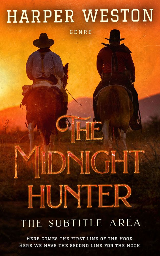 Front view of Zest #23421 - Premade Action & Adventure Book Cover | BookCoverZone