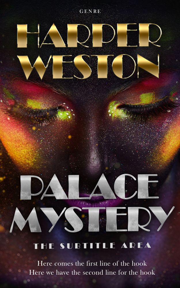 Front view of Cocoa Brown #23453 - Premade Fantasy Book Cover | BookCoverZone