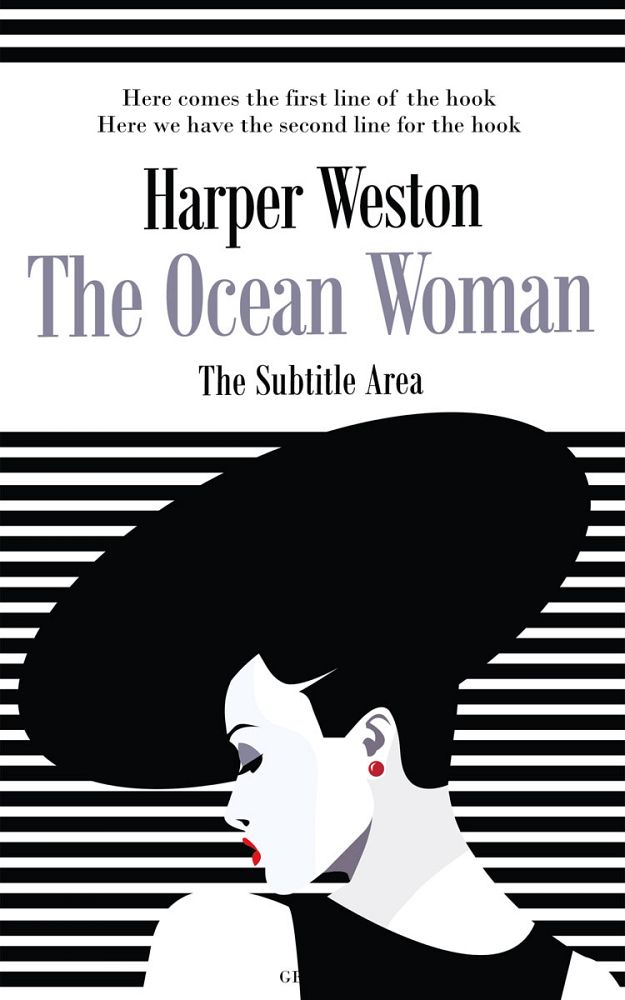 Front view of Ghost #23488 - Premade Abstract Book Cover | BookCoverZone