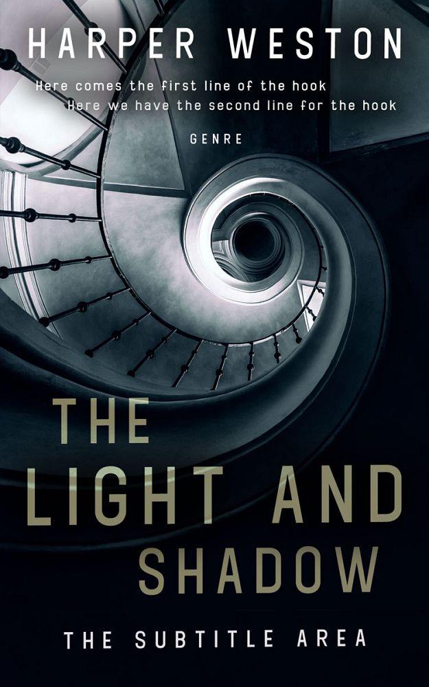 Front view of French Gray #23586 - Premade Mystery & Thriller & Suspense Book Cover | BookCoverZone