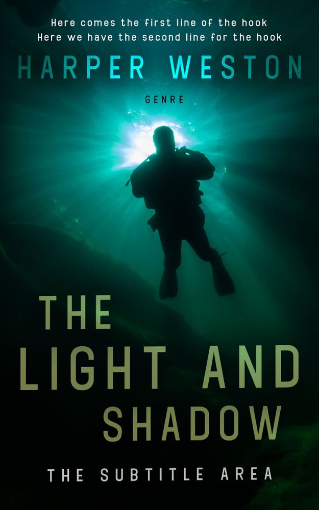 Front view of Bottle Green #23597 - Premade Mystery & Thriller & Suspense Book Cover | BookCoverZone