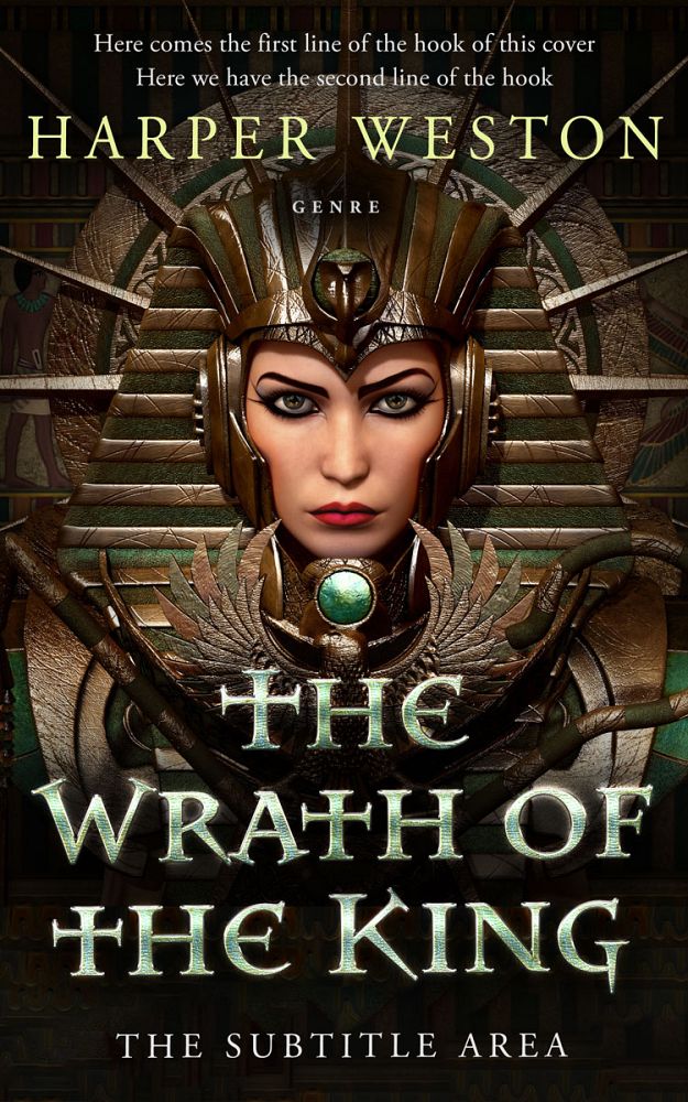 Front view of Eternity #23866 - Premade Fantasy Book Cover | BookCoverZone